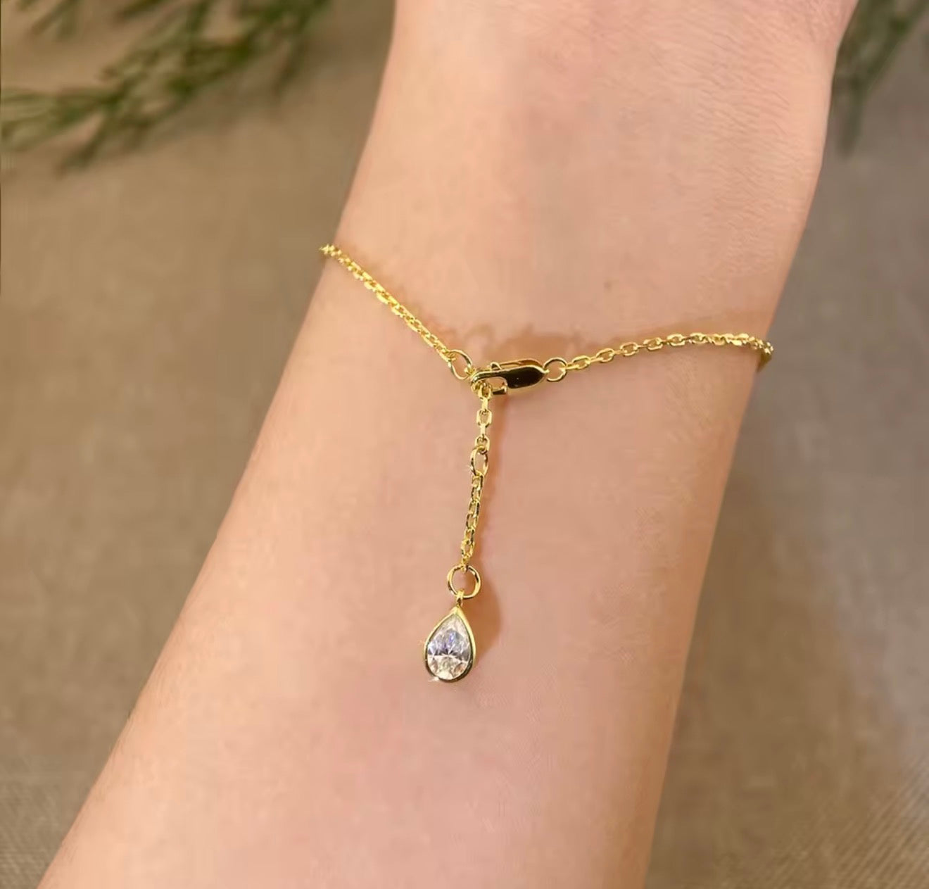 Pulsera Marquesa moissanita.
