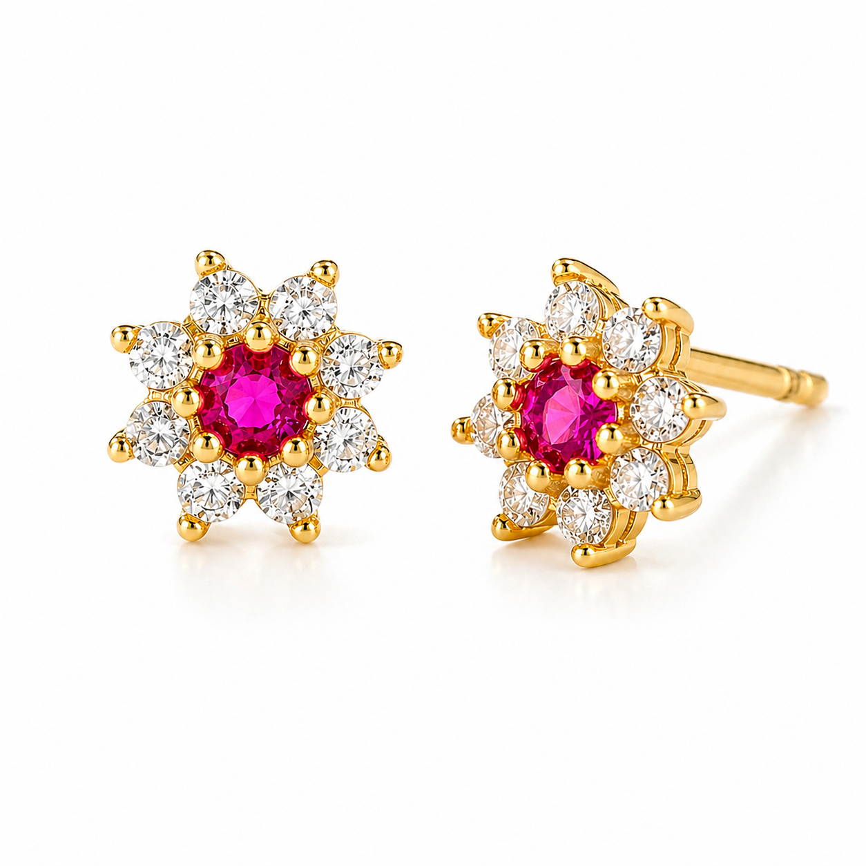 Pendientes margarita.