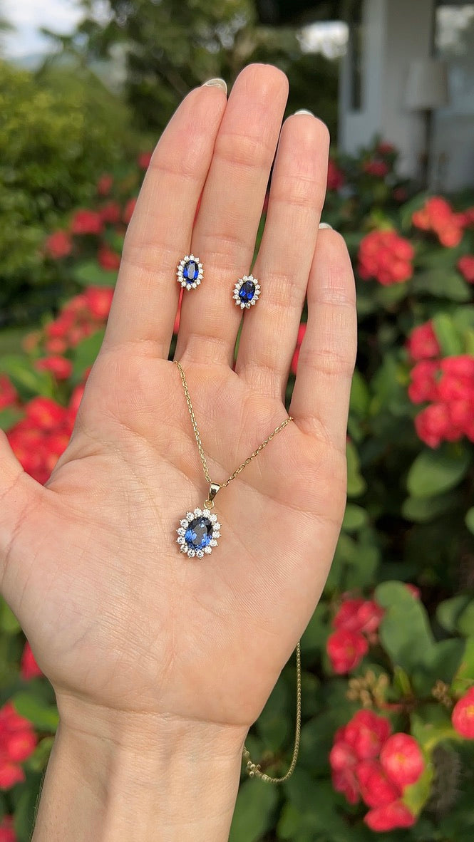 Set princesa diana zafiro.