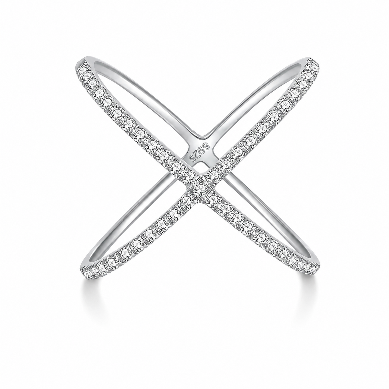 Anillo X moissanita.