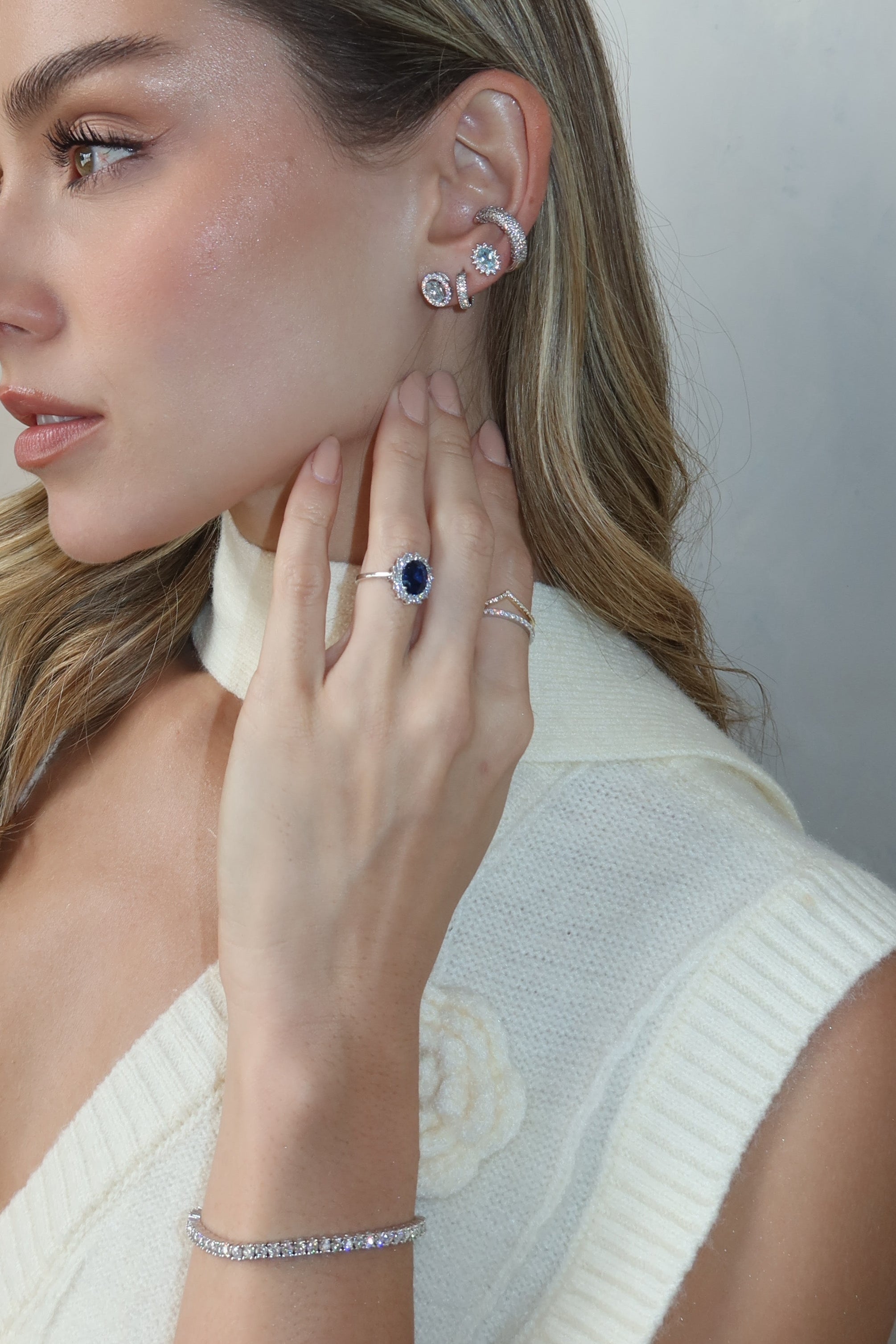 Anillo princesa Diana Zafiro.