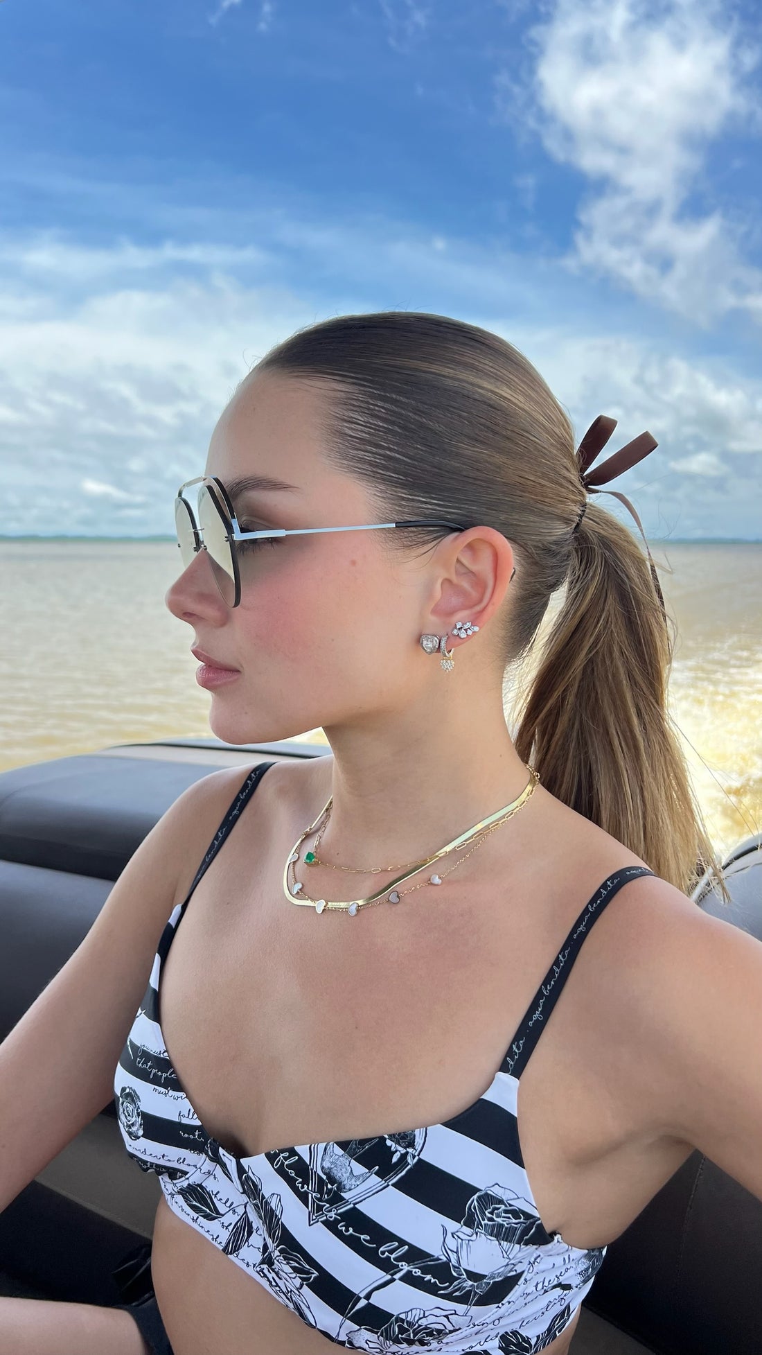 Set halo corazón moissanita.