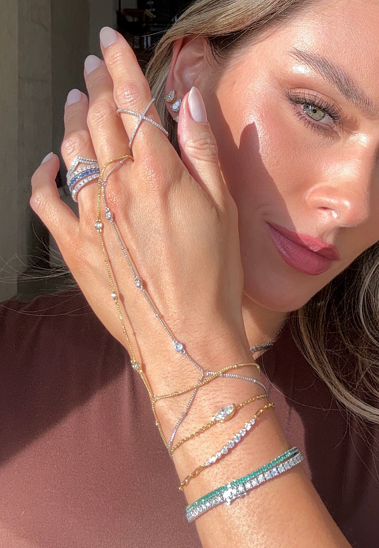 Anillo X moissanita.