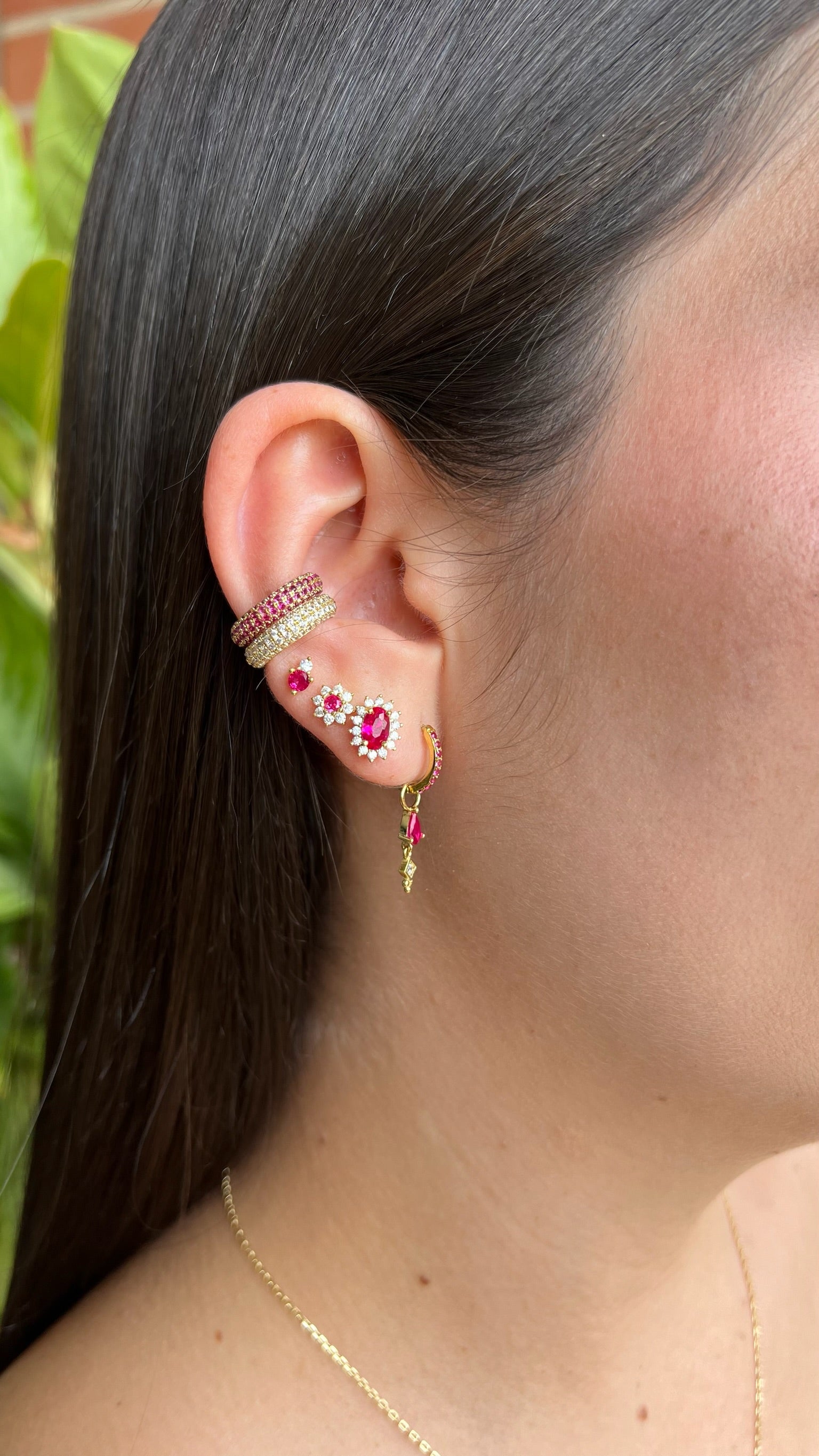 Pendientes margarita.