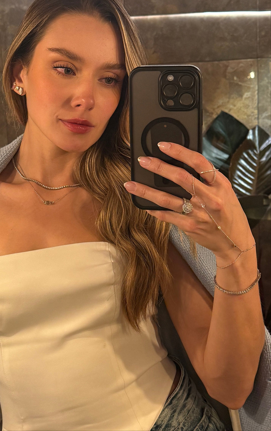 Anillo X moissanita.