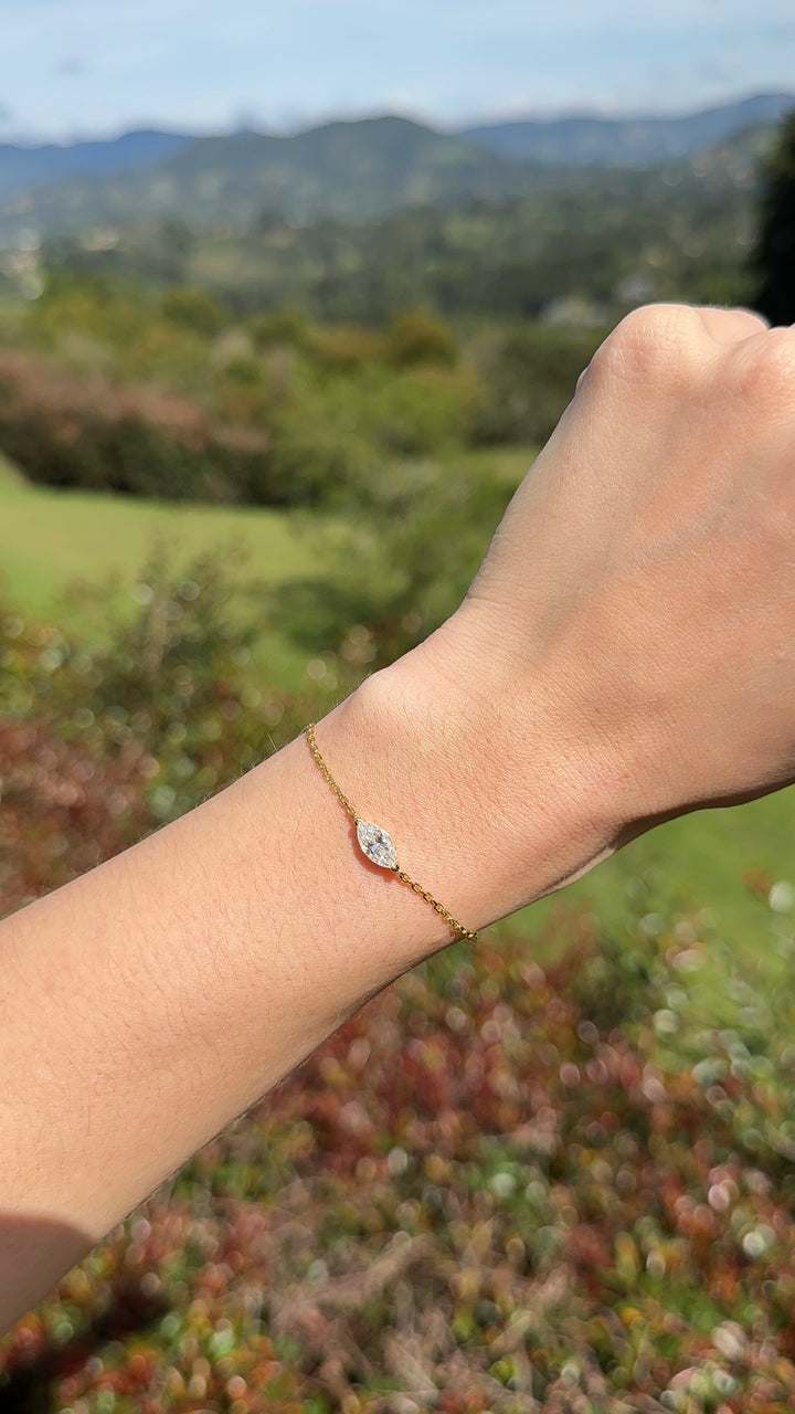 Pulsera Marquesa moissanita.