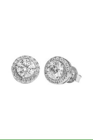 Set halo moissanita.