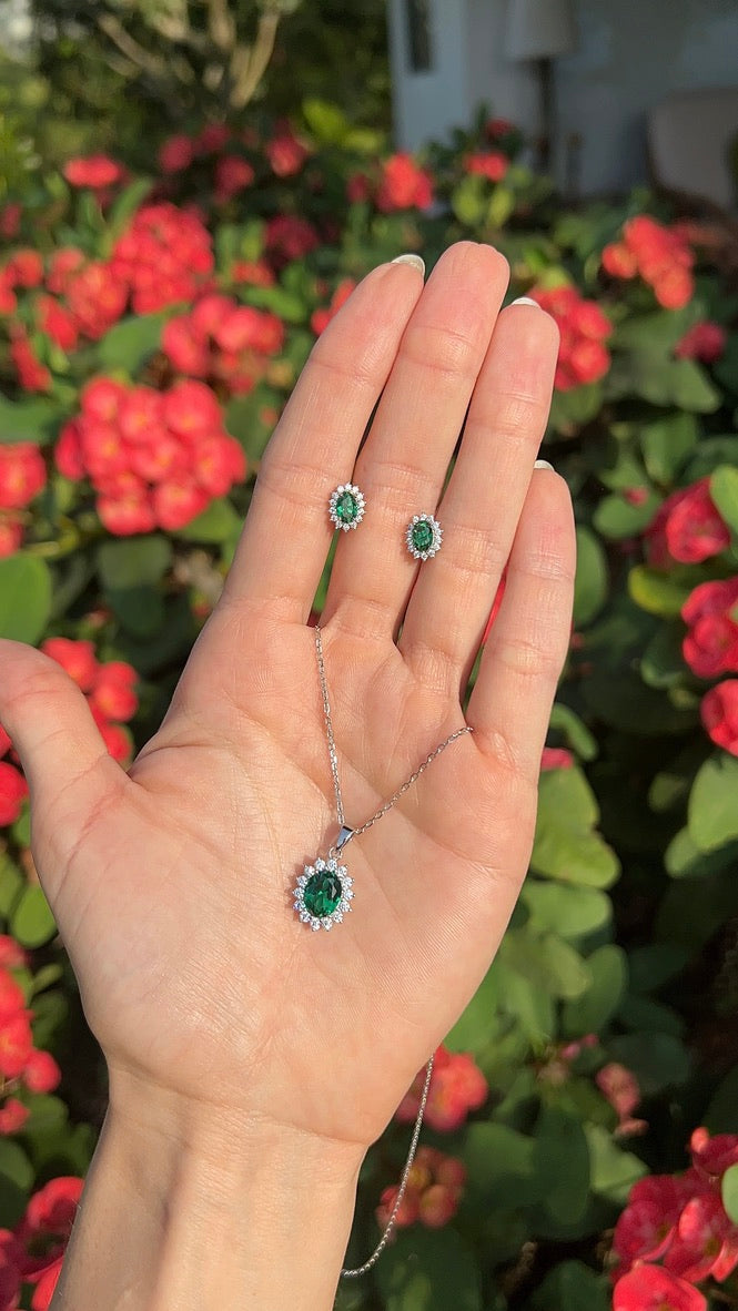 Set princesa diana esmeralda.