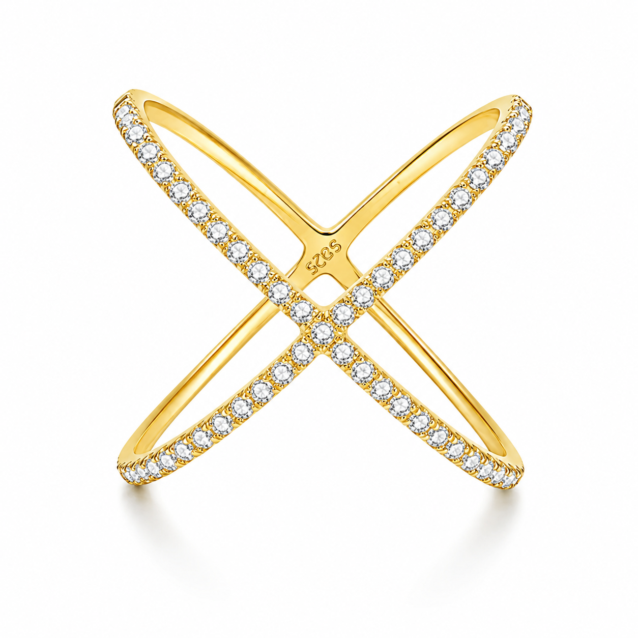 Anillo X moissanita.