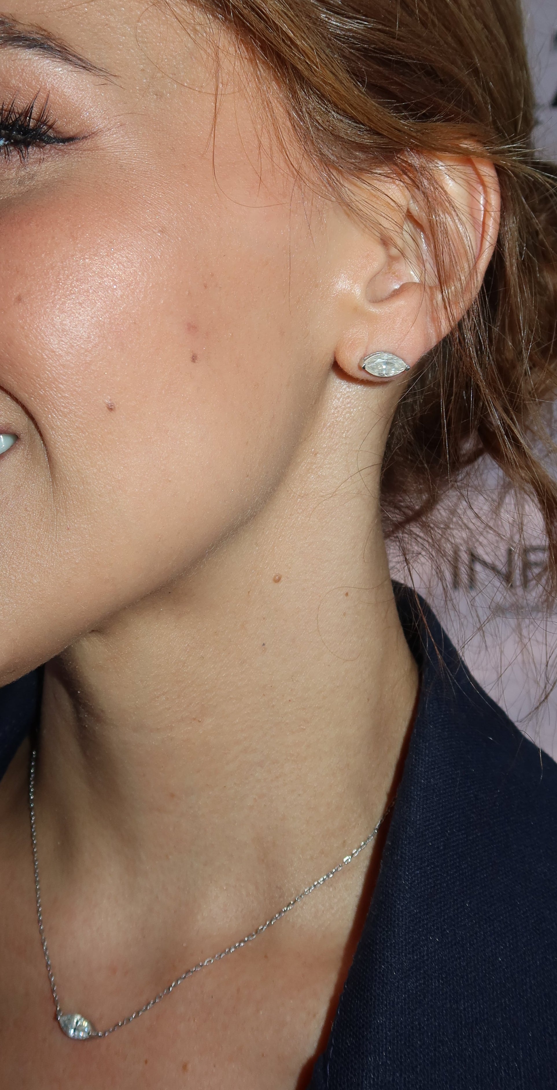 Pendientes marquesa moissanitas.