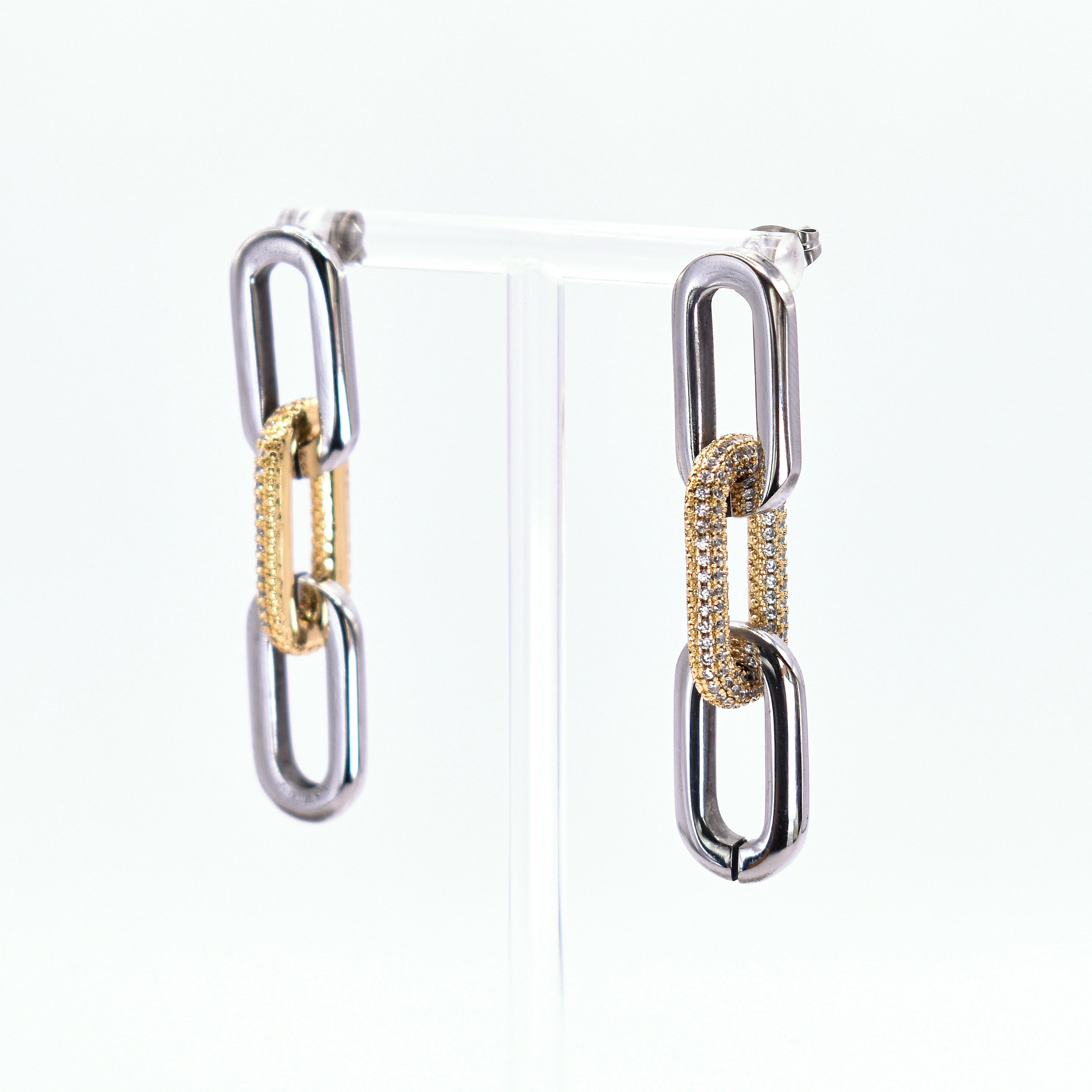 Pendientes chuncky clips.