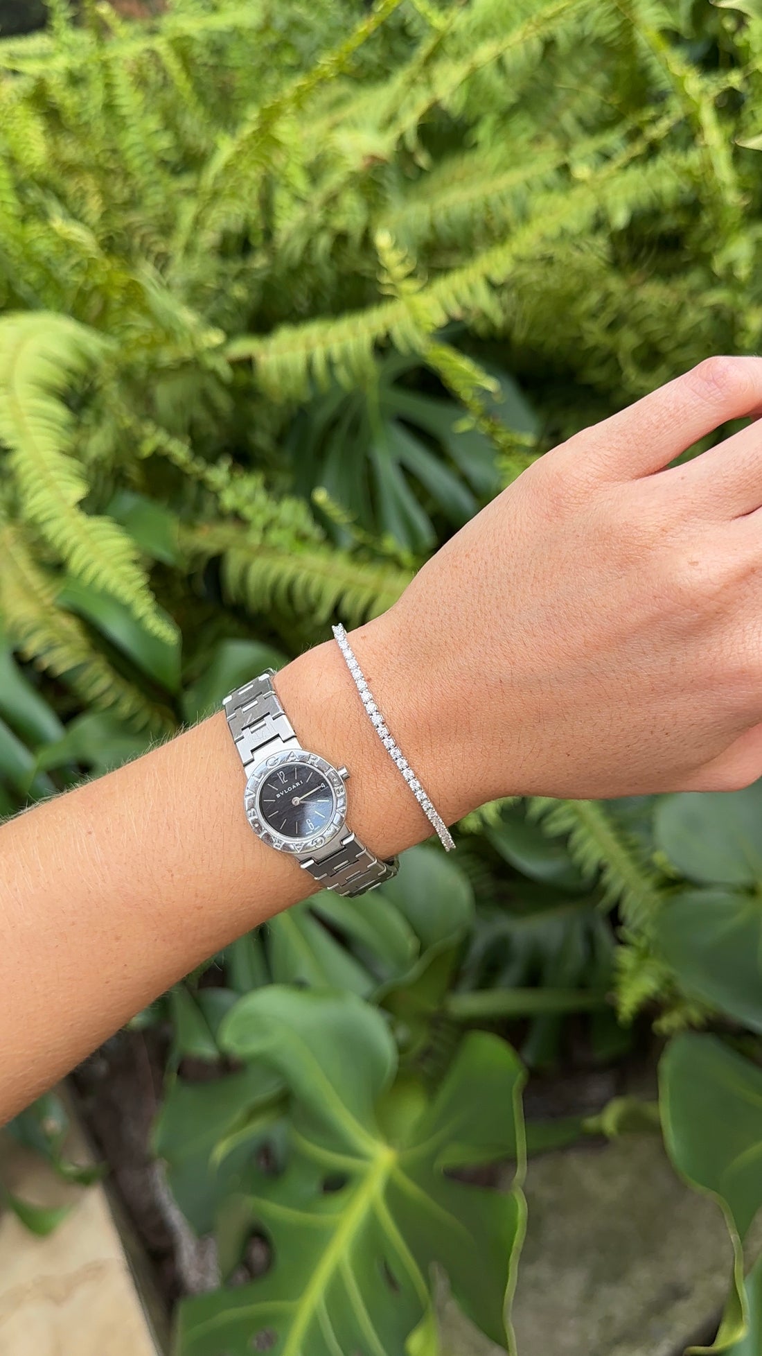 Pulsera tenis moissanitas.