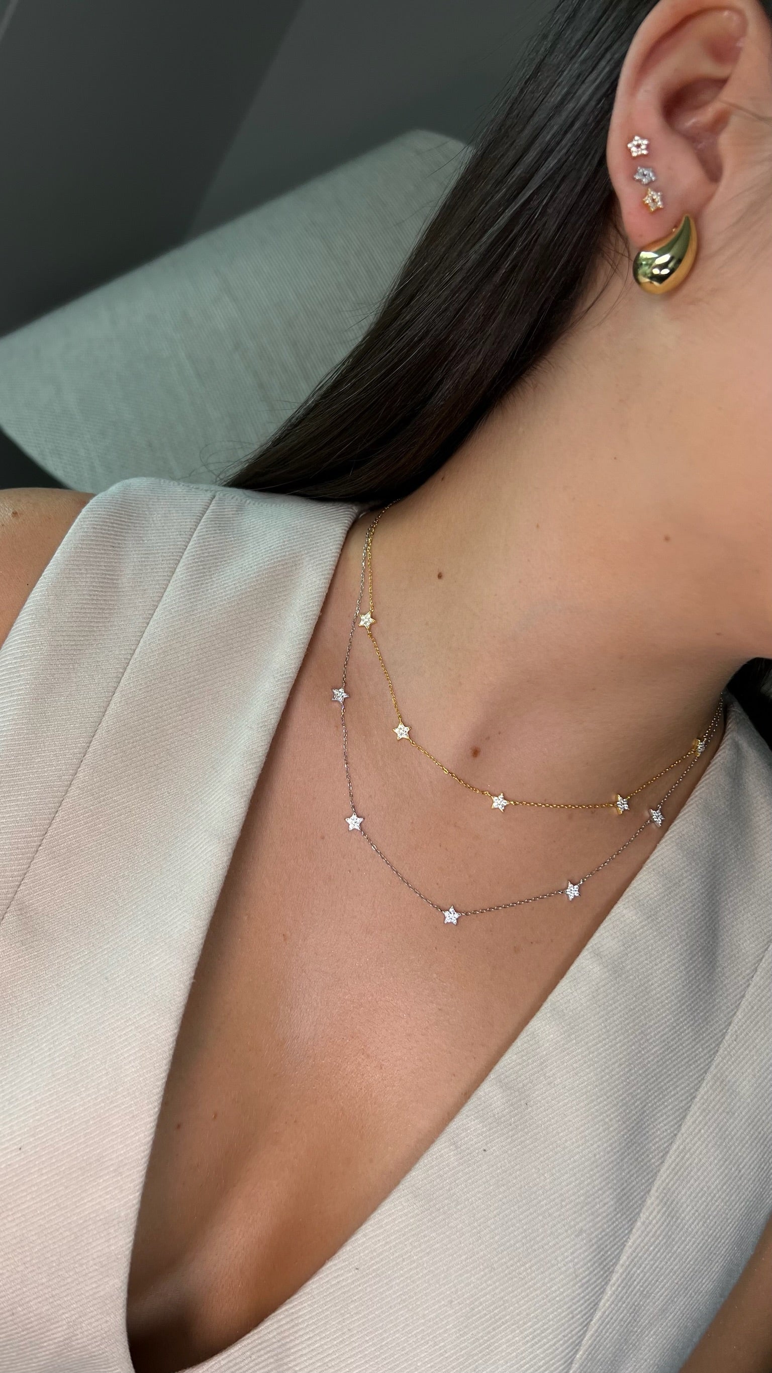 Collar estrellas.