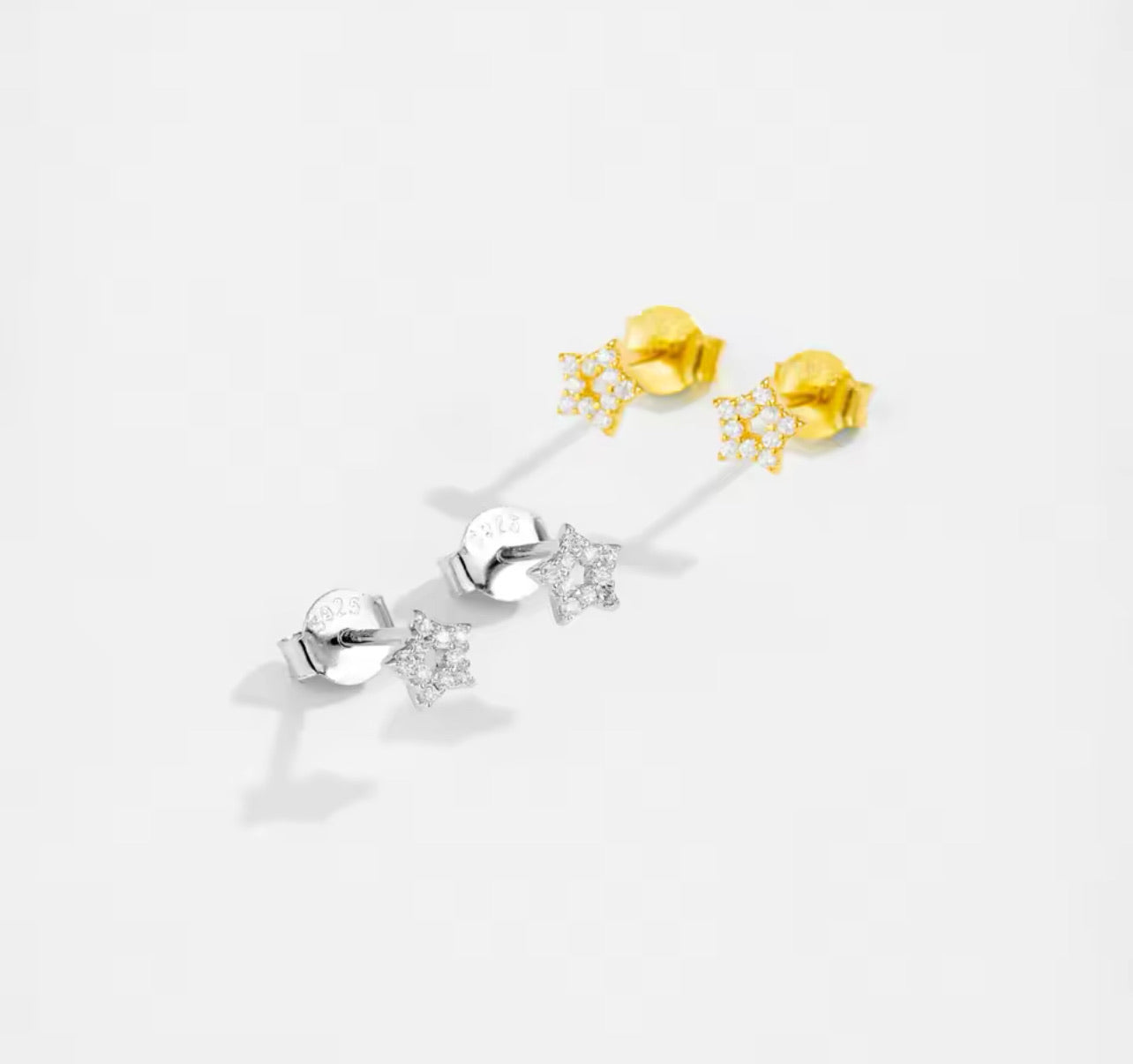 Pendientes estrellas.