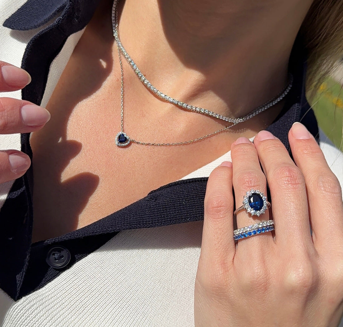 Anillo cintillo circones