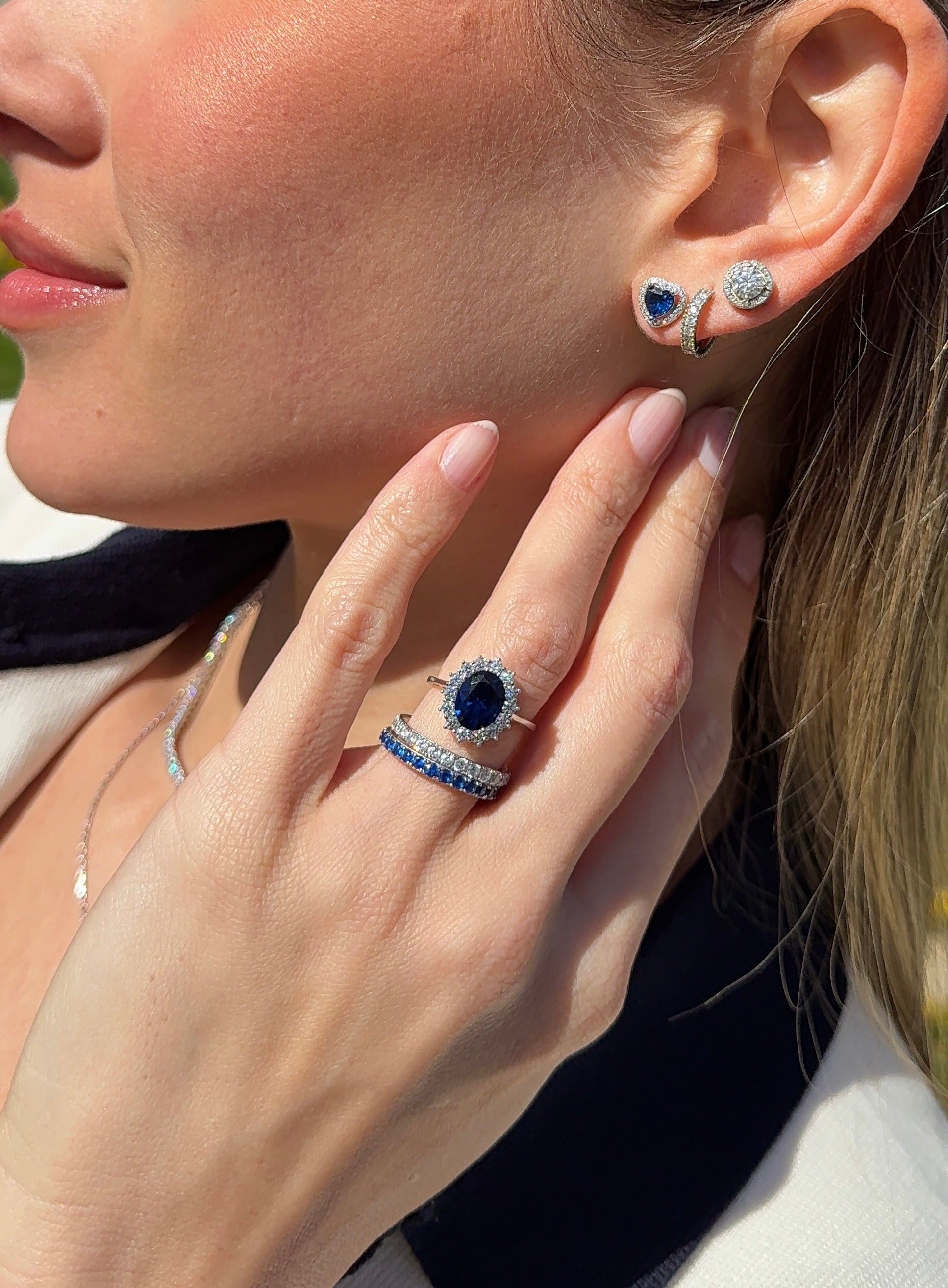 Anillo cintillo circones