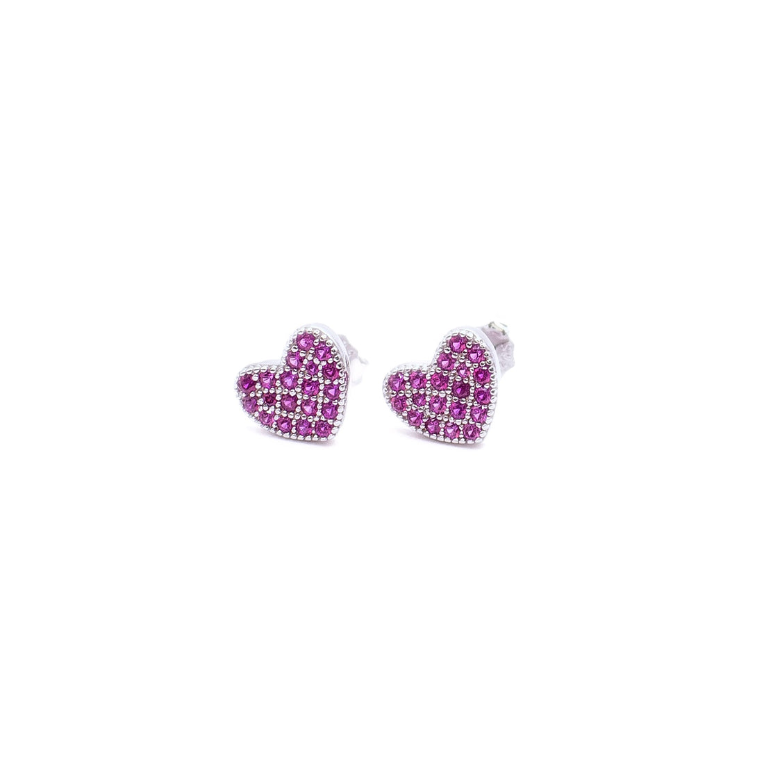 Pendientes corazon full circones.