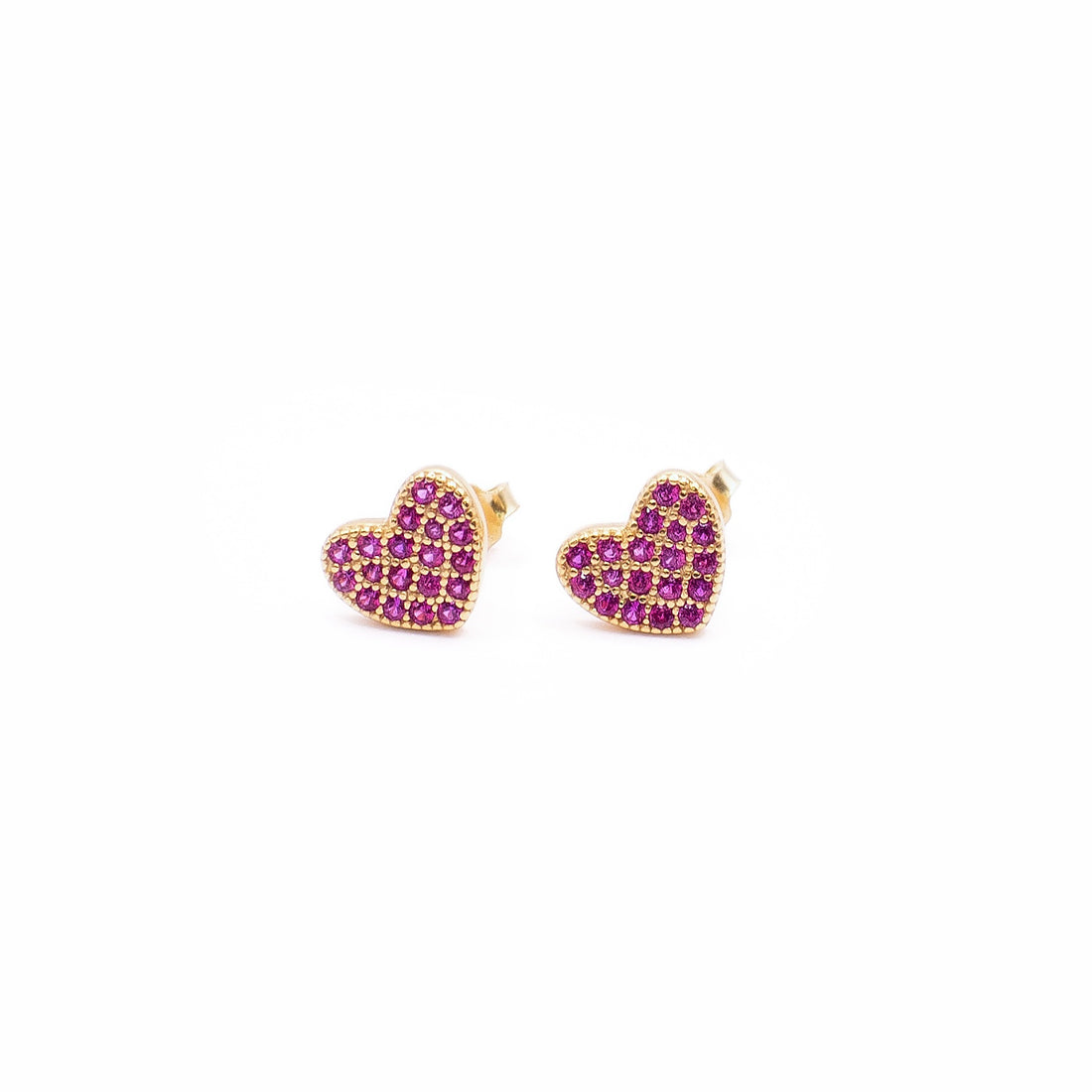 Pendientes corazon full circones.