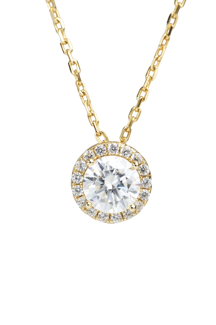 Set halo moissanita.