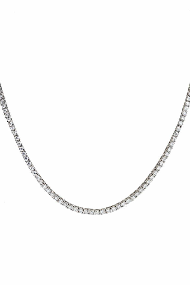 Collar tenis moissanitas 2mm.