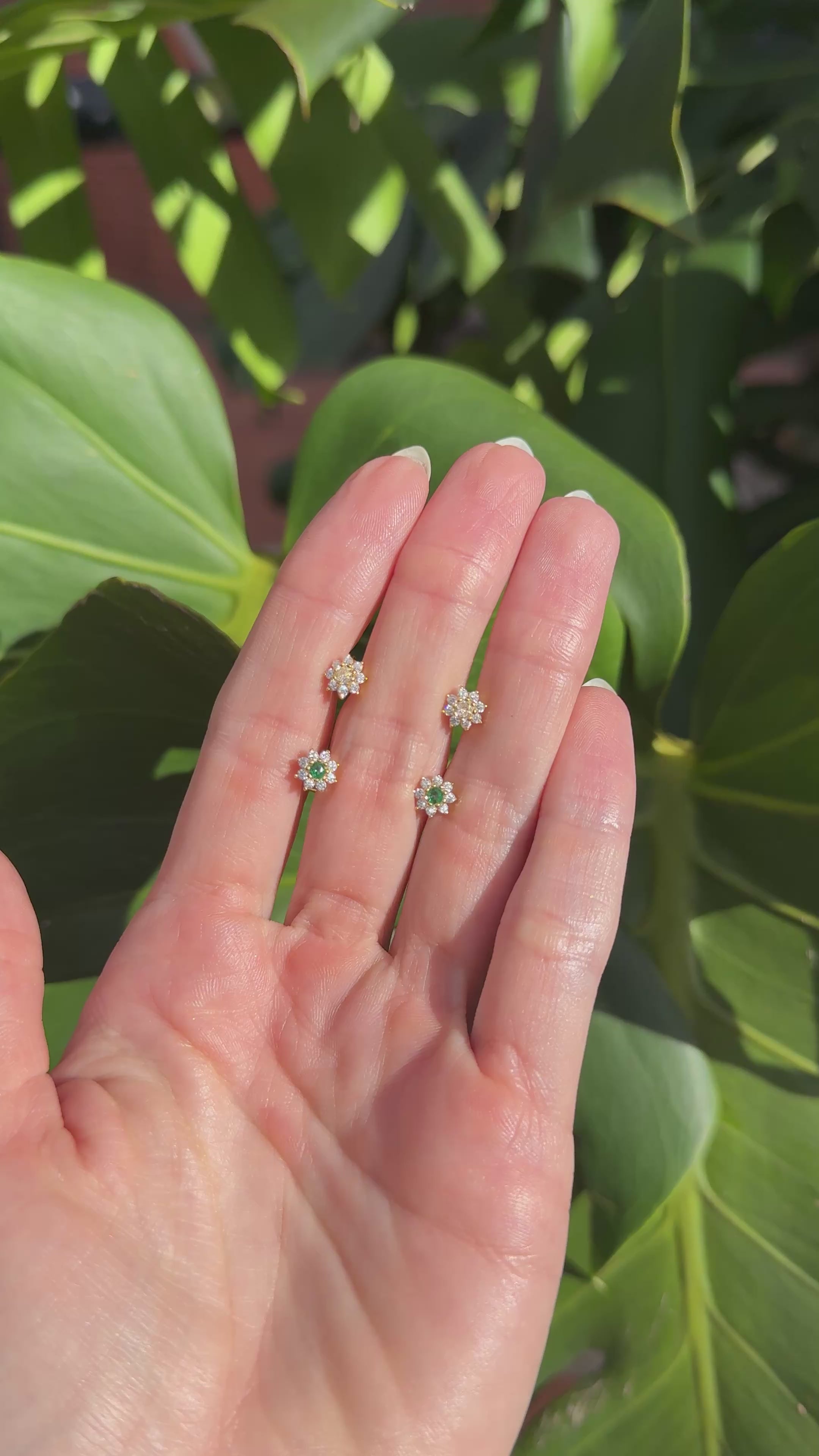 Pendientes margarita.