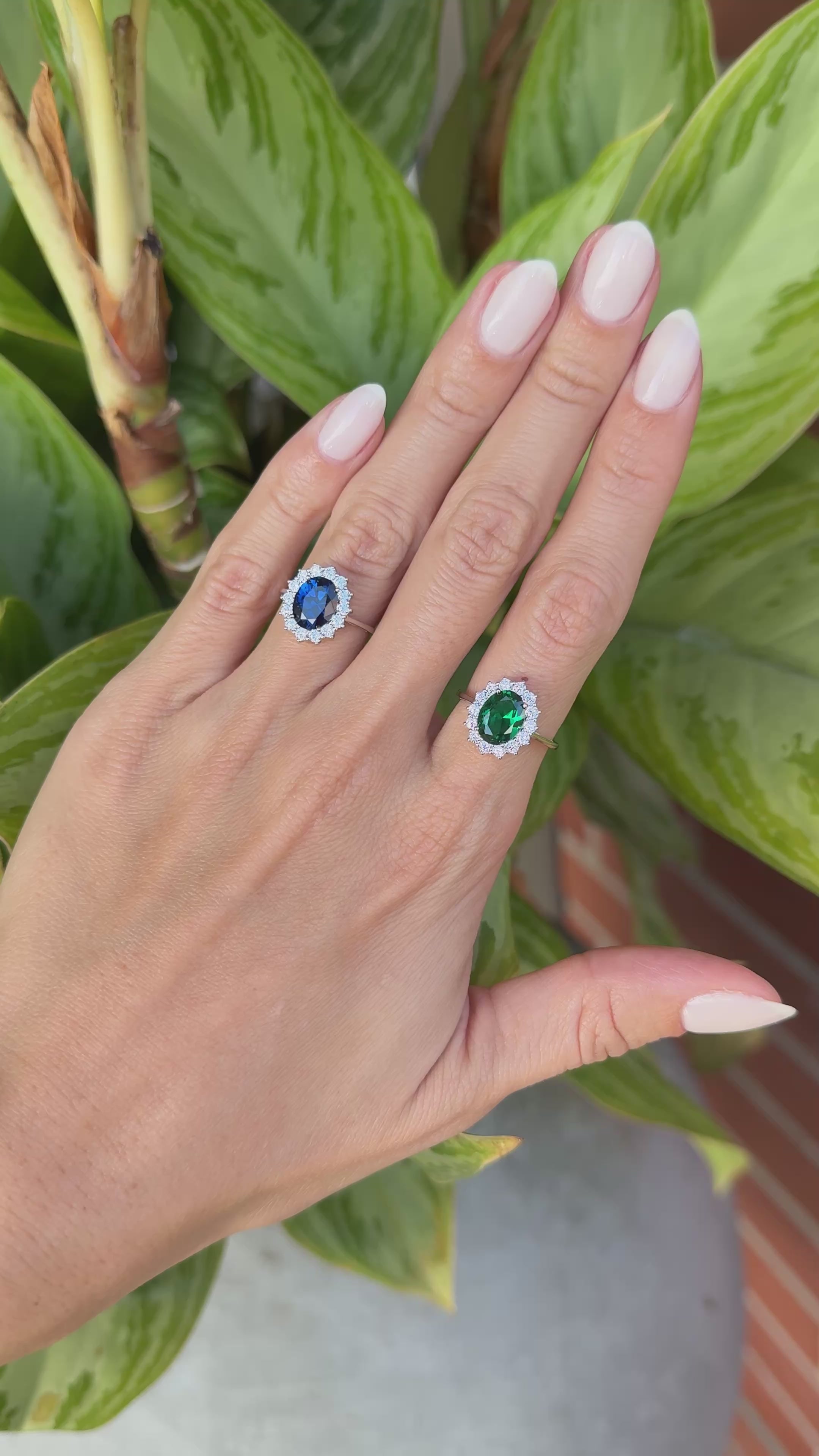 Anillo princesa Diana Zafiro.