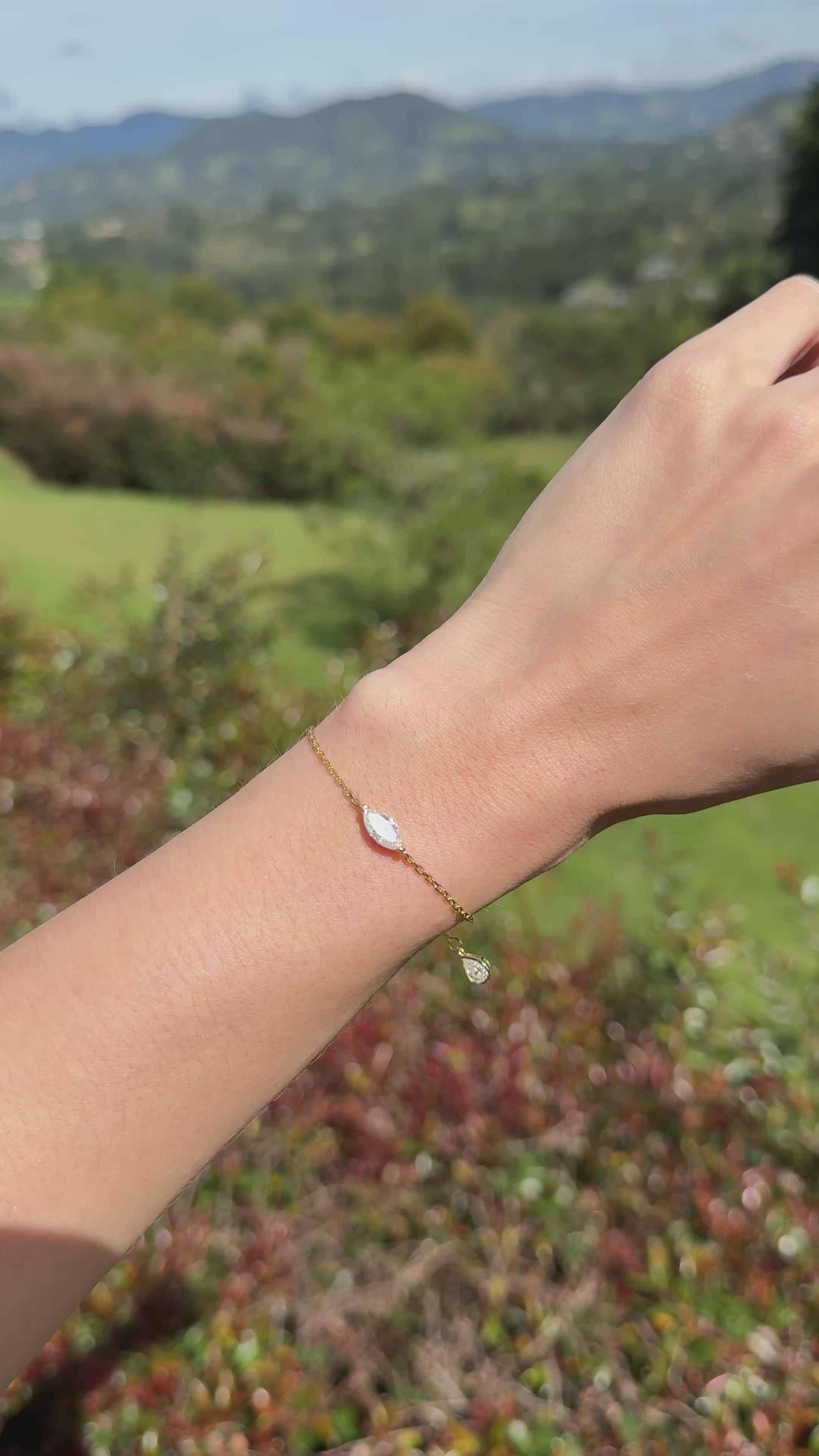 Pulsera Marquesa moissanita.